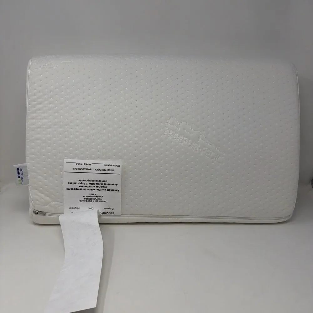 Tempur-Pedic Neck Pillow Medium Profile TEMPUR-Ergo Memory Foam Standard 20x12x4